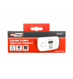 CARBON MONOXIDE DETECTOR 2xAA 1,5V
