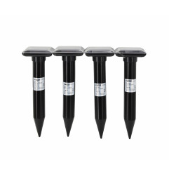 VIBRATION SOLAR MOLE REPELLER 4pcs