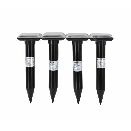 VIBRATION SOLAR MOLE REPELLER 4pcs