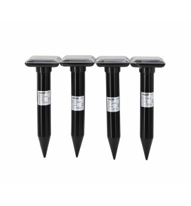 VIBRATION SOLAR MOLE REPELLER 4pcs