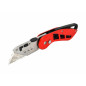 TRAPEZOID FOLDING UTILITY KNIFE 18mm SK5 w/ 5-BLADE