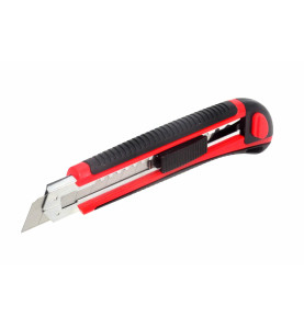 SNAP-OFF UTILITY KNIFE ABS TPR 18mm / 3-BLADE / SK5