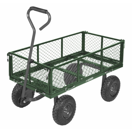 GARDEN CART WAGON w/ REMOVABLE PANELS 250kg