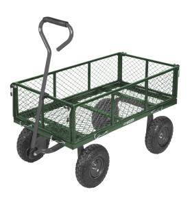 GARDEN CART WAGON w/ REMOVABLE PANELS 250kg