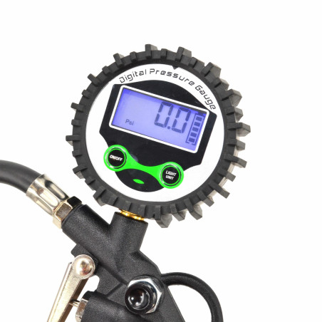 AIR TYRE INFLATING GUN w/ LCD PRESSURE GUN TG-7