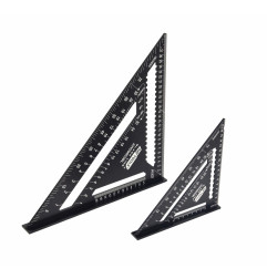KĄTOWNIK STOLARSKI ALUMINIOWY 12" BLACK LINE