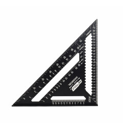 KĄTOWNIK STOLARSKI ALUMINIOWY 12" BLACK LINE