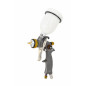 PISTOLET LAKIERNICZY MINI HVLP 1.0mm ZE ZBIORNKIEM GÓRNYM 100ml PISTOLET LAKIERNICZY MINI HVLP 1.0mm ZE ZBIORNKIEM GÓRNYM 100ml