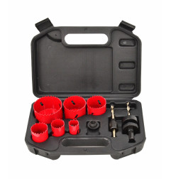 BI-METAL HOLE SAW SET 8pcs 22-64mm