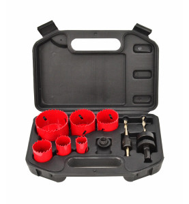 BI-METAL HOLE SAW SET 8pcs 22-64mm