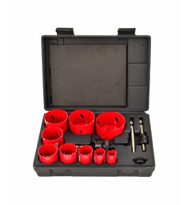 KOMPLET OTWORNIC BIMETALOWYCH 13 elem. 19-64mm