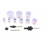 BI-METAL HOLE SAW SET HSS-Co 8% 13pcs 19-64mm BLACK LINE