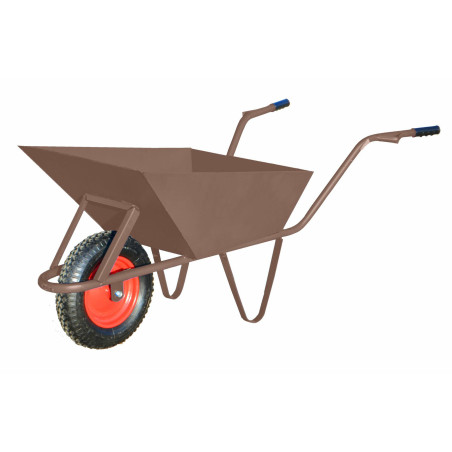 HEAVY-DUTY WELDED WHEELBARROW 85L 1.5mm/ DROP NOSE
