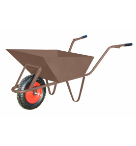 TACZKA BUDOWLANA 85L/1,5mm BRĄZ+OSŁONA KOŁA