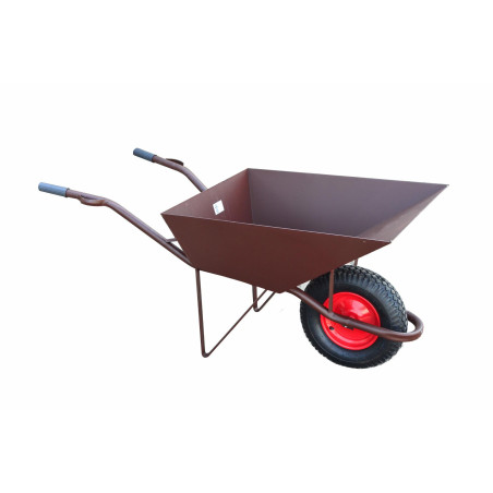 HEAVY-DUTY WELDED WHEELBARROW 85L 2.5mm/ DROP NOSE