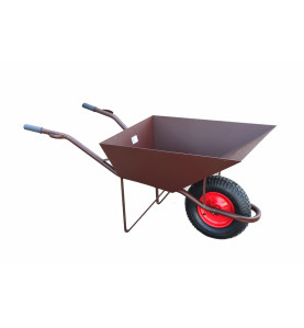 HEAVY-DUTY WELDED WHEELBARROW 85L 2.5mm/ DROP NOSE