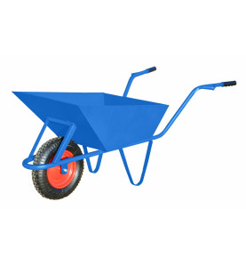 HEAVY-DUTY WELDED WHEELBARROW 85L 2.0mm/ DROP NOSE