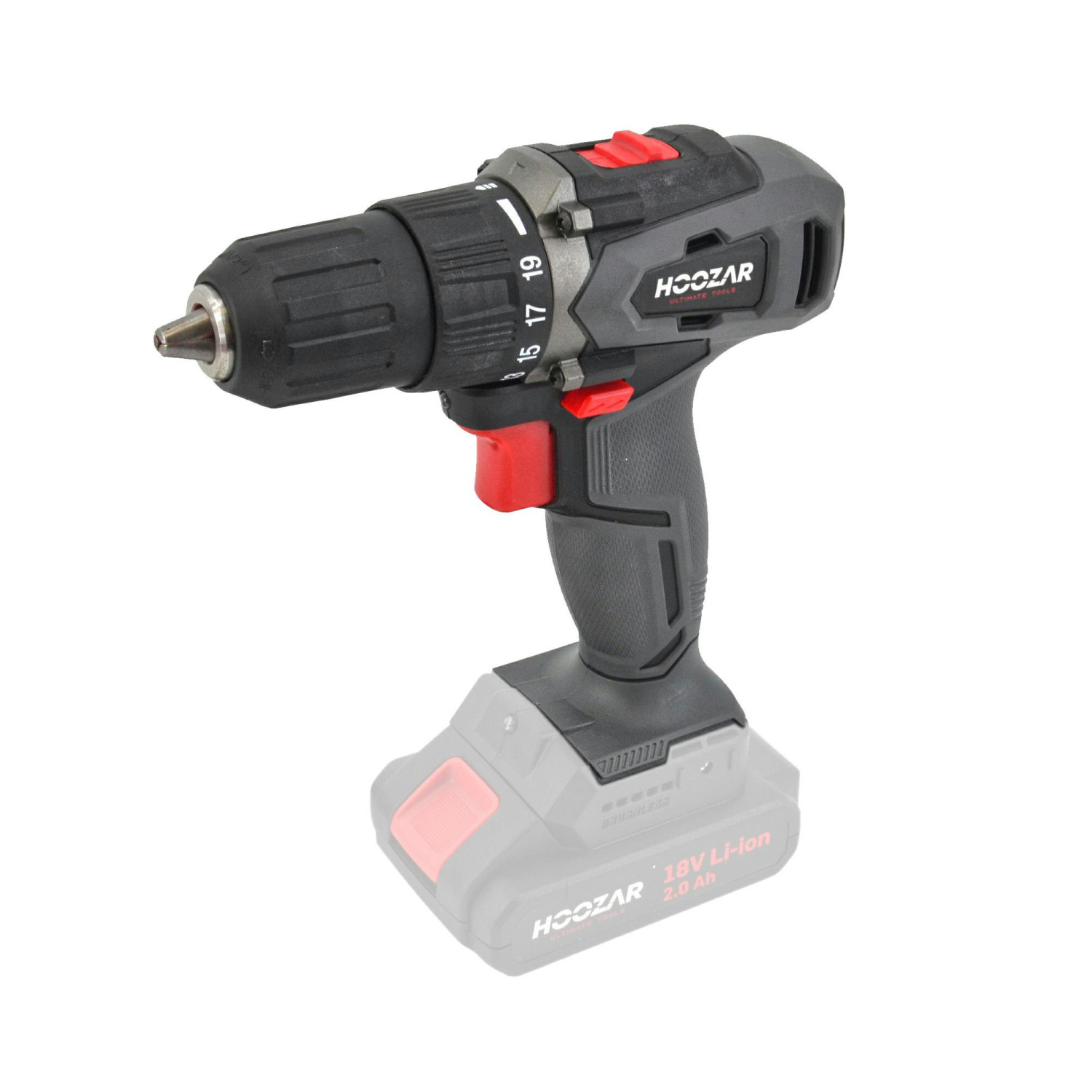 HOOZAR BRUSHLESS CORDLESS DRILL DRIVER 18V BODY 45Nm CD45BL-0