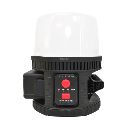 ULTRA BRIGHT PORTABLE LED HYBRID WORK LIGHT ORBO 10000LM BLACK LINE