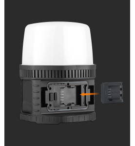 ULTRA BRIGHT PORTABLE LED HYBRID WORK LIGHT ORBO 10000LM BLACK LINE