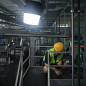 ULTRA BRIGHT PORTABLE LED HYBRID WORK LIGHT ORBO 10000LM BLACK LINE