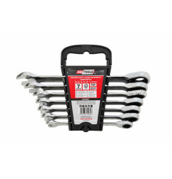 RATCHET COMBINATION SPANNER SET 7pcs 10-19mm
