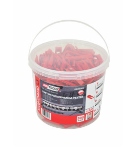 SYSTEM POZIOMOWANIA PŁYTEK STANDARD 7-15mm - KLINY 300szt.