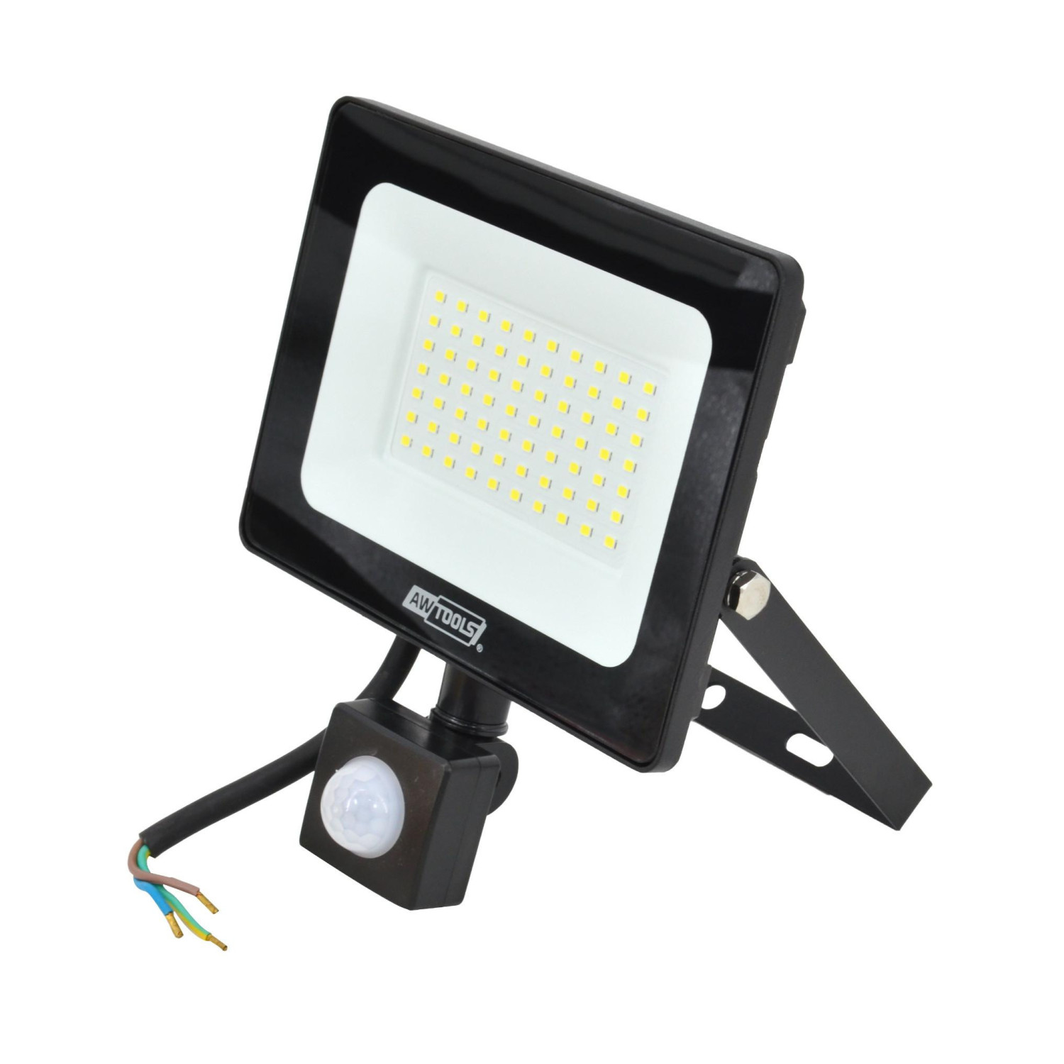 SLIM LED PIR FLOODLIGHT 50W