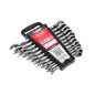 REVERSIBLE COMBINATION RATCHET SPANNER SET 12pcs 8-19mm