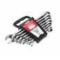 REVERSIBLE COMBINATION RATCHET SPANNER SET 8pcs 8-22mm