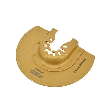 OSCILLATING MULTI-TOOL DIAMOND SEMI-CIRCULAR BLADE 88mm x 61mm GROUT/ PLASTER