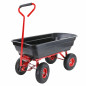 GARDEN TIPPING TROLLEY CART 75L