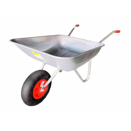 GARDEN GALVANISED WHEELBARROW 65L