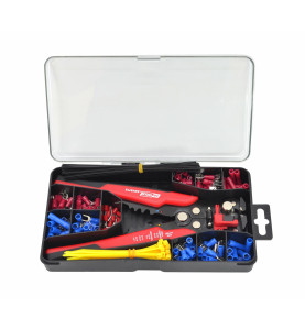3-IN-1 MULTI-FUNCTION STRIPPING PLIERS SET w/ CONNECTORS 250pcs