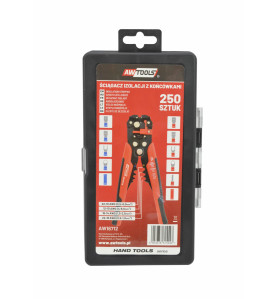 3-IN-1 MULTI-FUNCTION STRIPPING PLIERS SET w/ CONNECTORS 250pcs