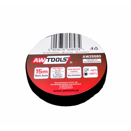 TAŚMA IZOLACYJNA TEKSTYLNA 19mm x 15m