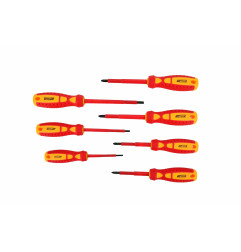 VDE-INSULATED SCREWDRIVER SET 7pcs