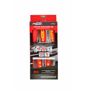 ZESTAW WKRĘTAKÓW IZOLOWANYCH VDE S2 / 5szt.