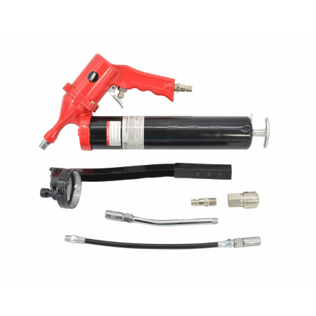 AIR-POWERED/ PNEUMATIC GREASE GUN 400ml w/ HAND LEVER