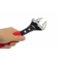 ADJUSTABLE SPANNER WRENCH 200mm / TPR HANDLE