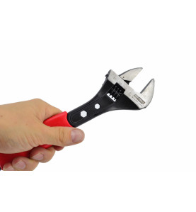 ADJUSTABLE SPANNER WRENCH 200mm / TPR HANDLE