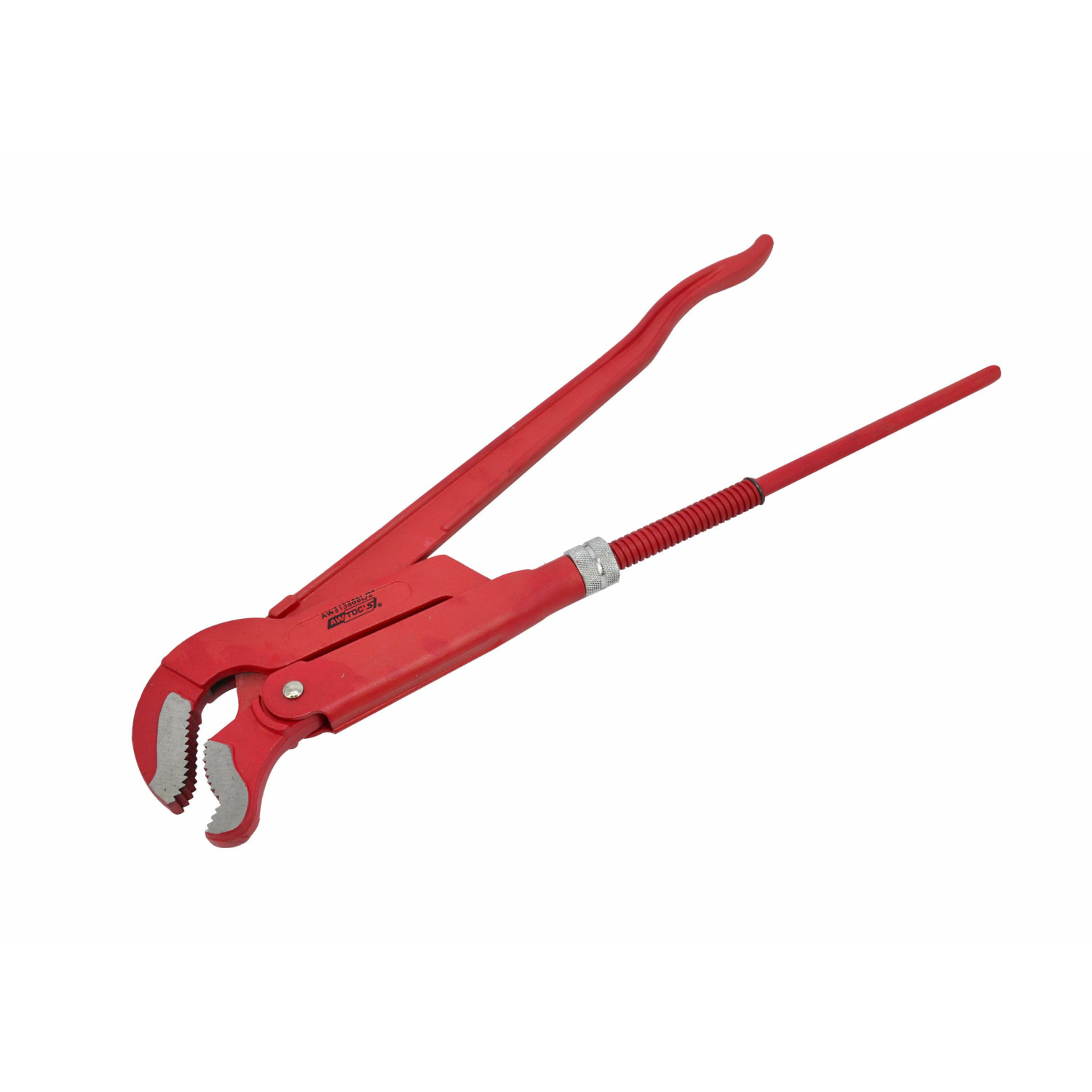 ADJUSTABLE SWEDISH PIPE WRENCH 25mm S-TYPE 45° BLACK LINE