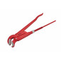 ADJUSTABLE SWEDISH PIPE WRENCH 25mm S-TYPE 45° BLACK LINE