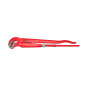 ADJUSTABLE SWEDISH PIPE WRENCH 25mm S-TYPE 45° BLACK LINE