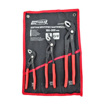 ADJUSTABLE WATER PUMP PLIERS SET 3pcs 180-300mm