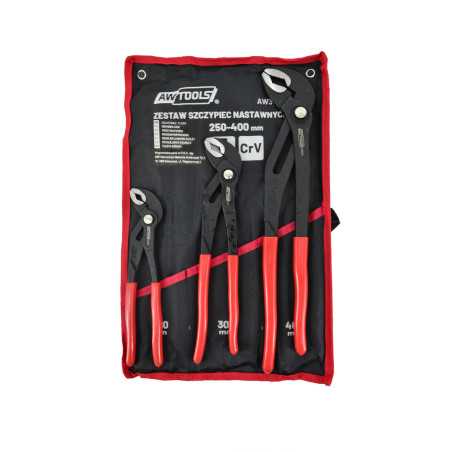 ADJUSTABLE WATER PUMP PLIERS SET 3pcs 250-400mm
