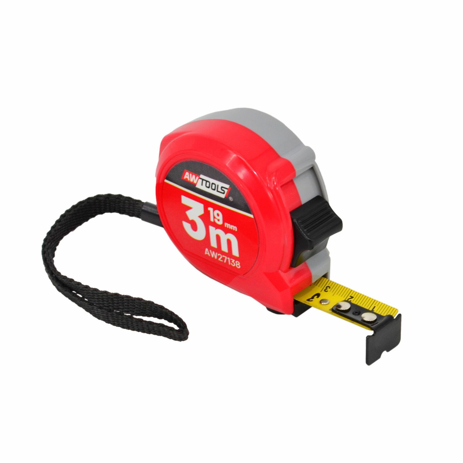 MEASURING TAPE 3m x 19mm ABS 2-STOP