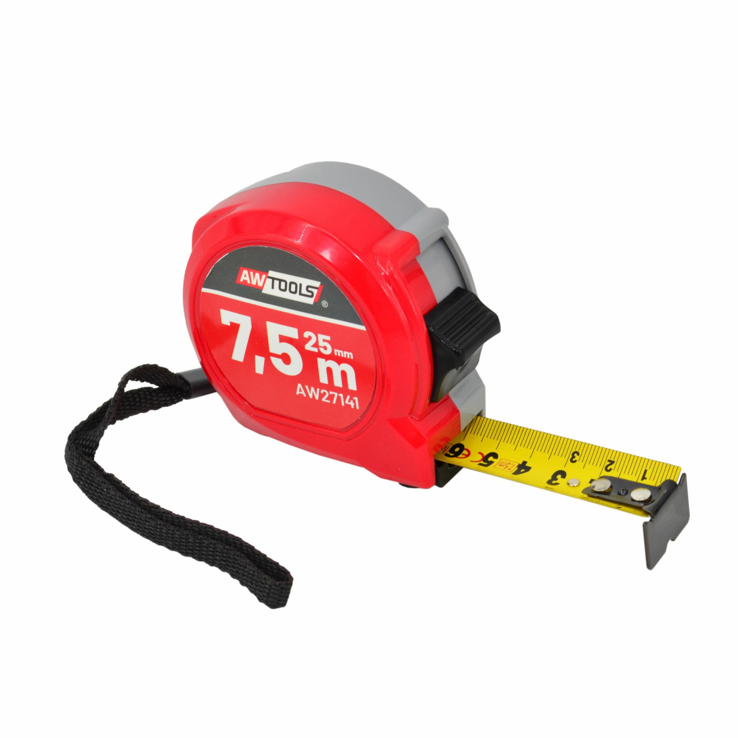 MEASURING TAPE 7,5m x 25mm ABS 2-STOP