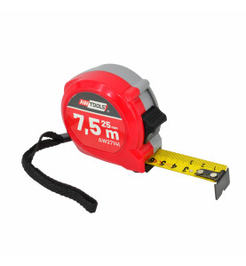 MEASURING TAPE 7,5m x 25mm ABS 2-STOP