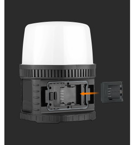 ULTRA BRIGHT PORTABLE LED HYBRID WORK LIGHT ORBO 10000LM BLACK LINE